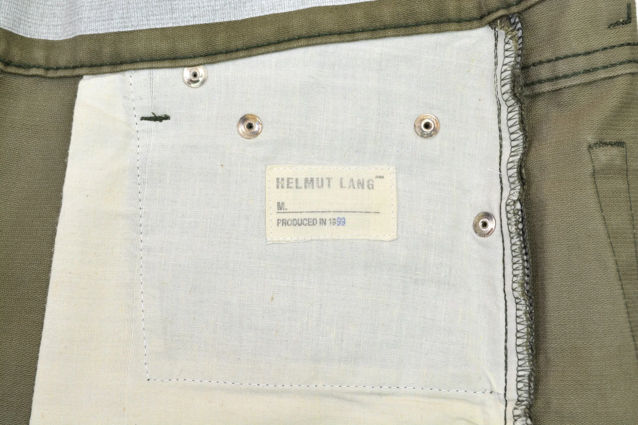 1999 Compact Cotton Jeans with Printed Stripes