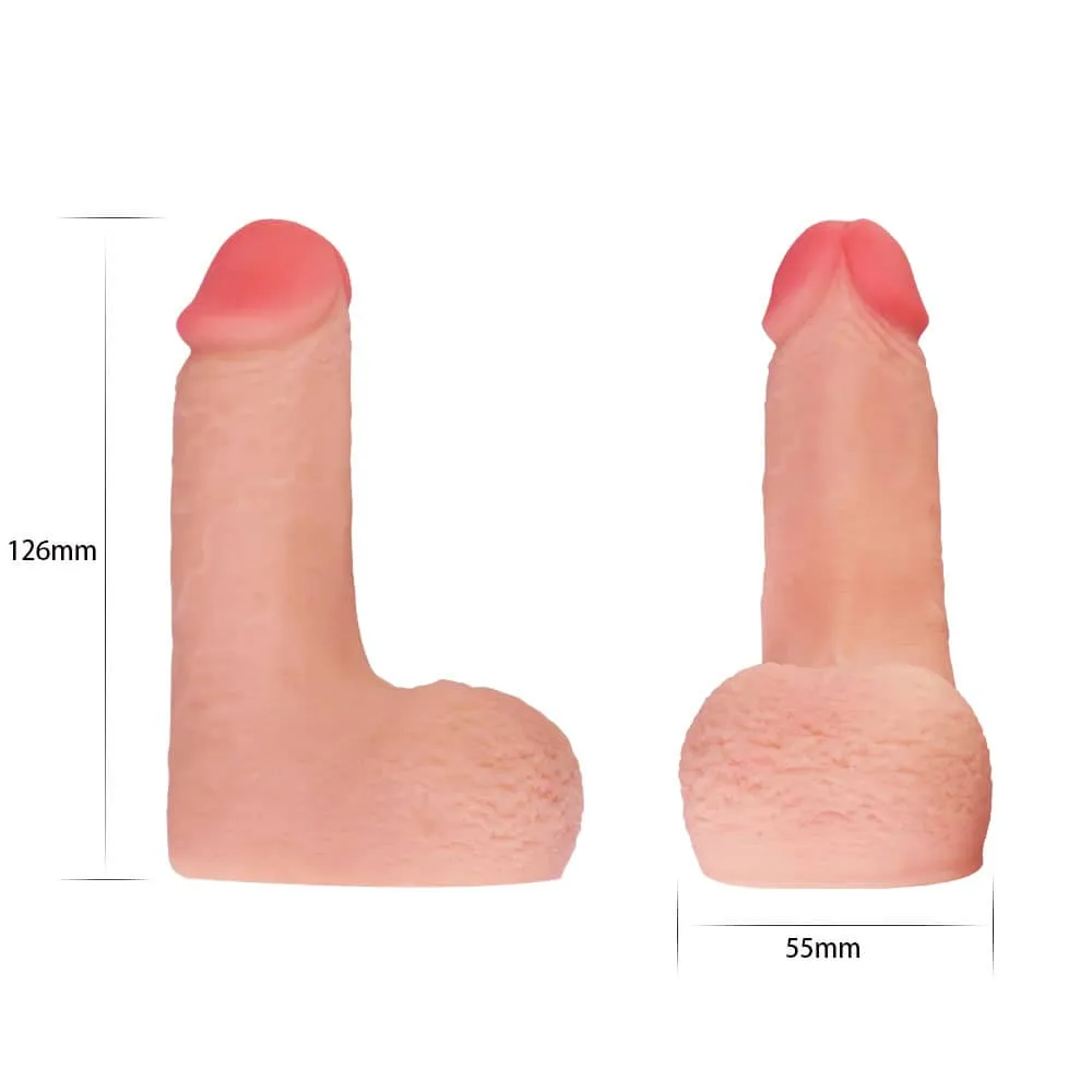 5" Skinlike Limpy Cock lifelike Dildo