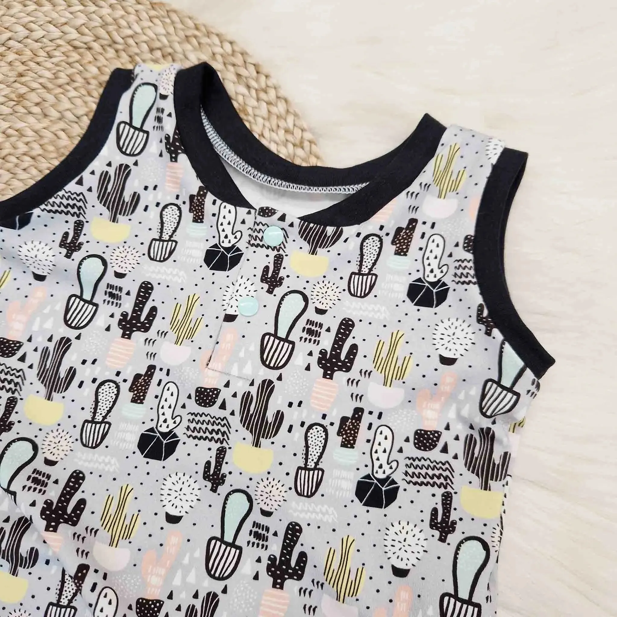 Arizona Unisex Overall Romper | Cactus