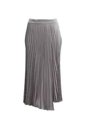 Asymmetric Pleated Skirt