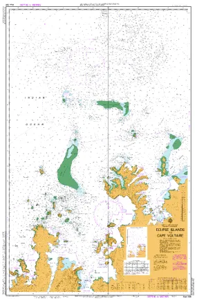 AUS 728 - Eclipse Islands to Cape Voltaire Nautical Chart