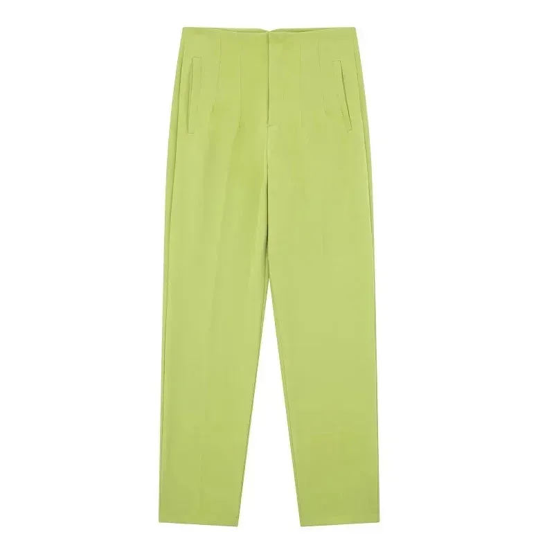 Baggy Wide Leg Loose Korean Casual Ankle Length High Waist Pants