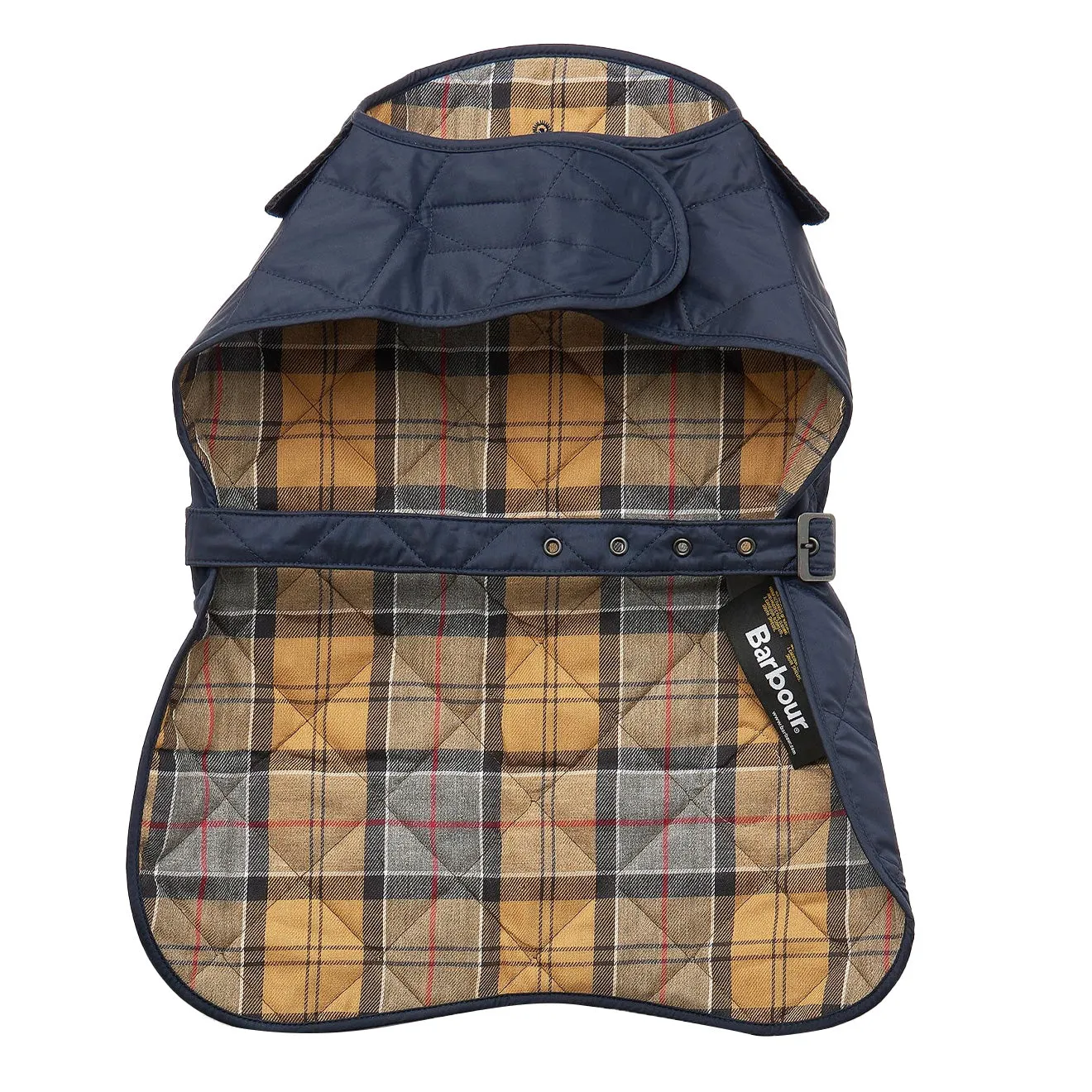 Barbour Quilted Dog Coat Navy