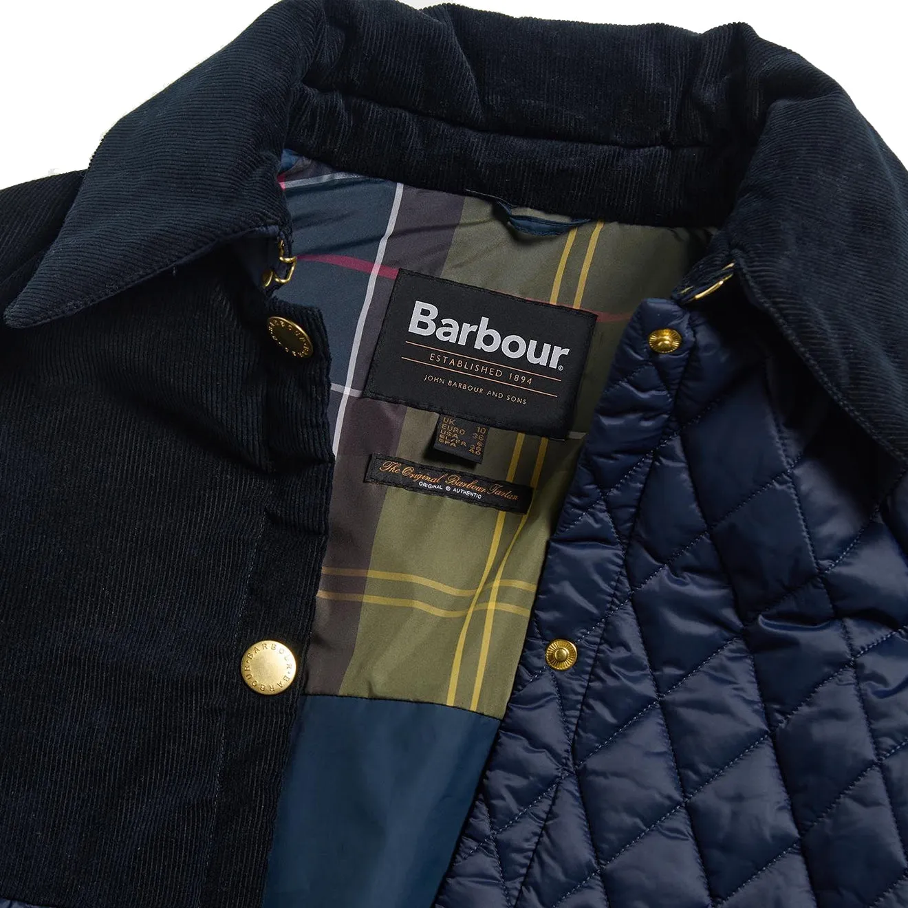 Barbour Womens Reeth Quilt Navy / Classic