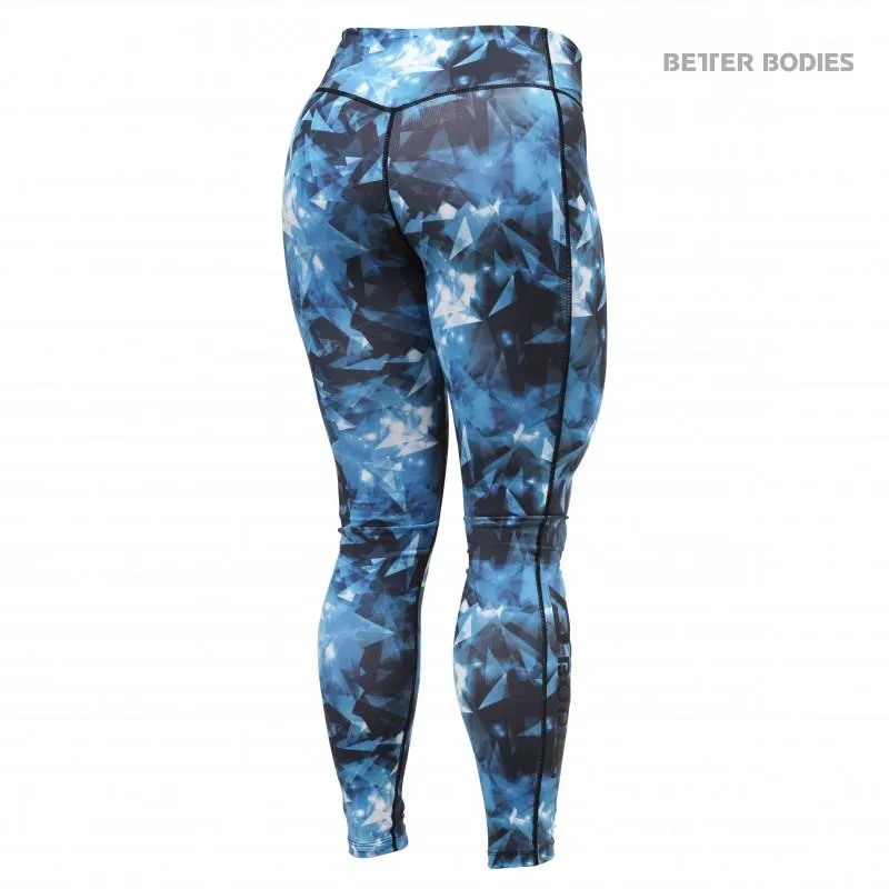 Better Bodies Crystal Tights - Bright Blue