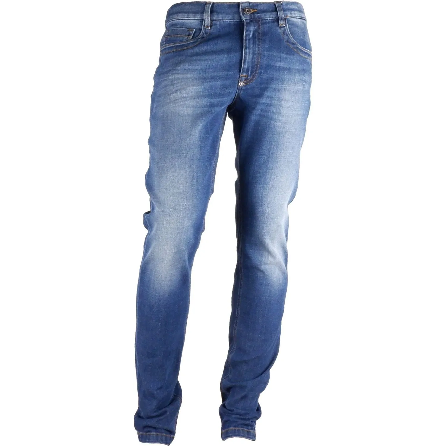 Bikkembergs Sleek Dark Blue Regular Fit Jeans