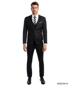 Black 2 PC Suit - Slim Fit