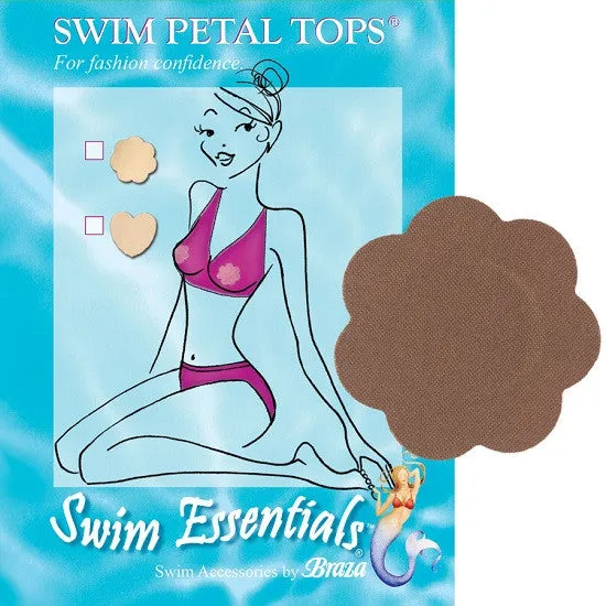 BRAZA Swim Petal Tops, Reusable (1 pair)