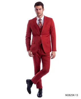 Brick 3 PC Solid Suit - Slim Fit