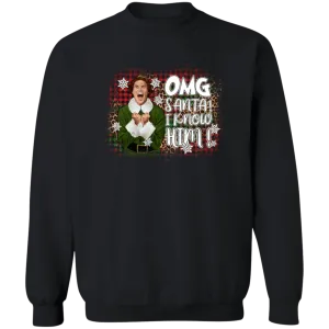 Buddy Elf Crewneck Pullover Sweatshirt