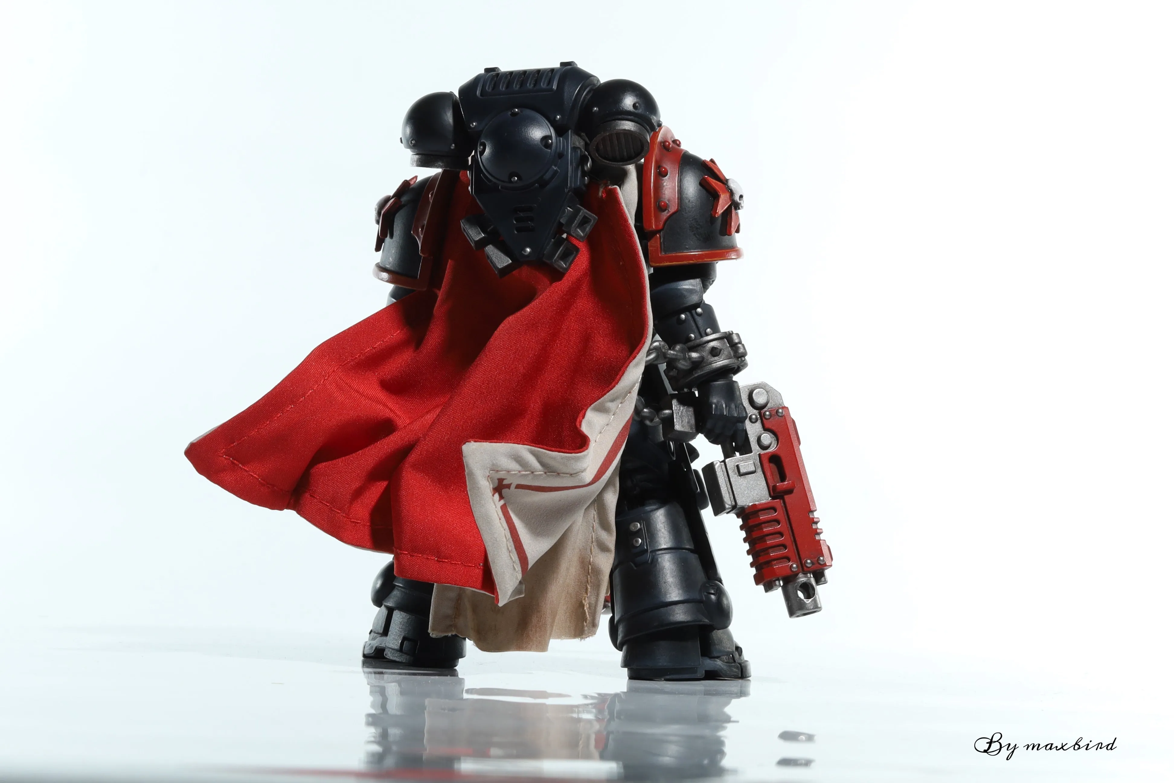 【BUY 1 GET 1】【READY FOR SHIP】Custom cape set for Joytoy Warhammer 40000 1/18 Black Templars series