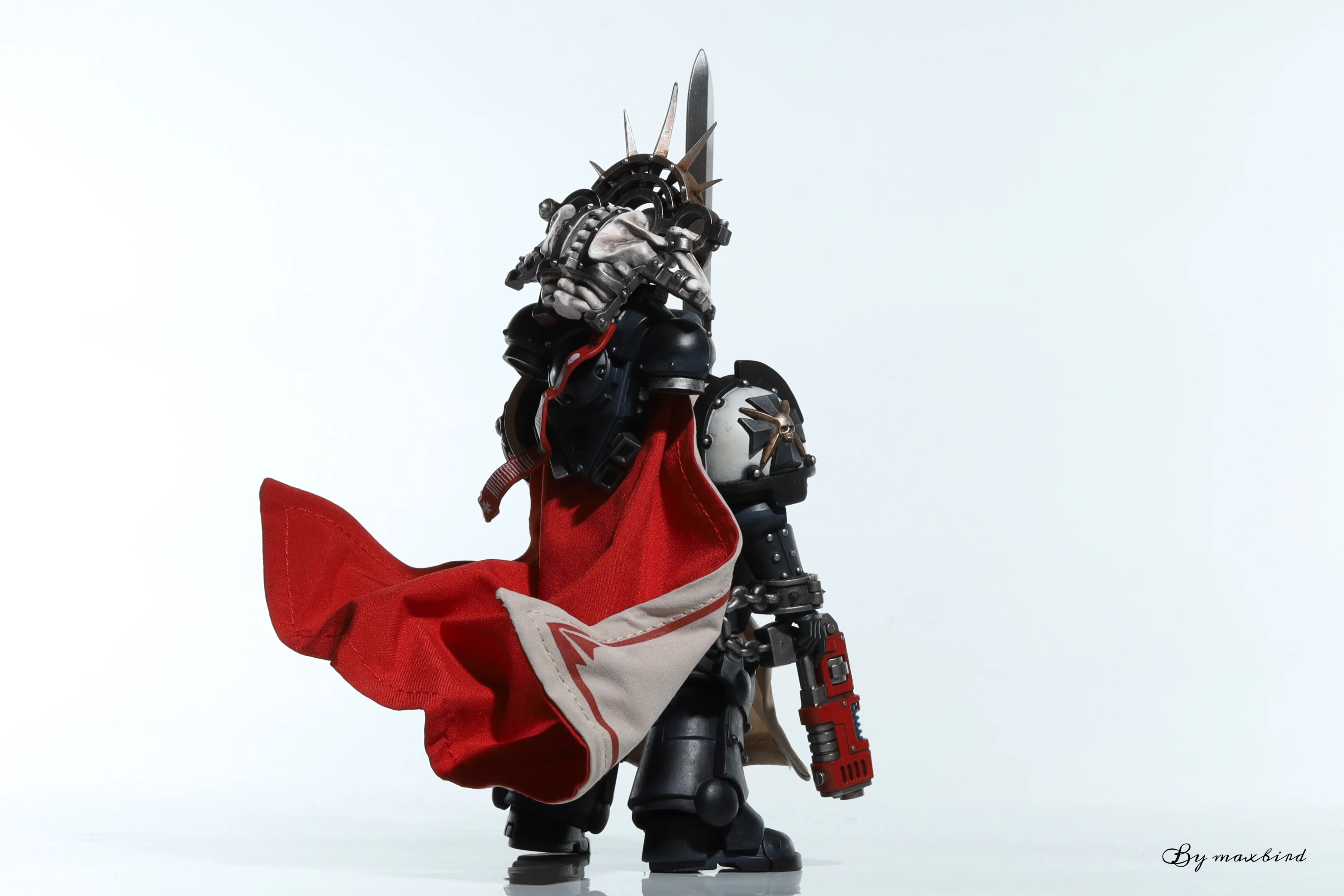 【BUY 1 GET 1】【READY FOR SHIP】Custom cape set for Joytoy Warhammer 40000 1/18 Black Templars series