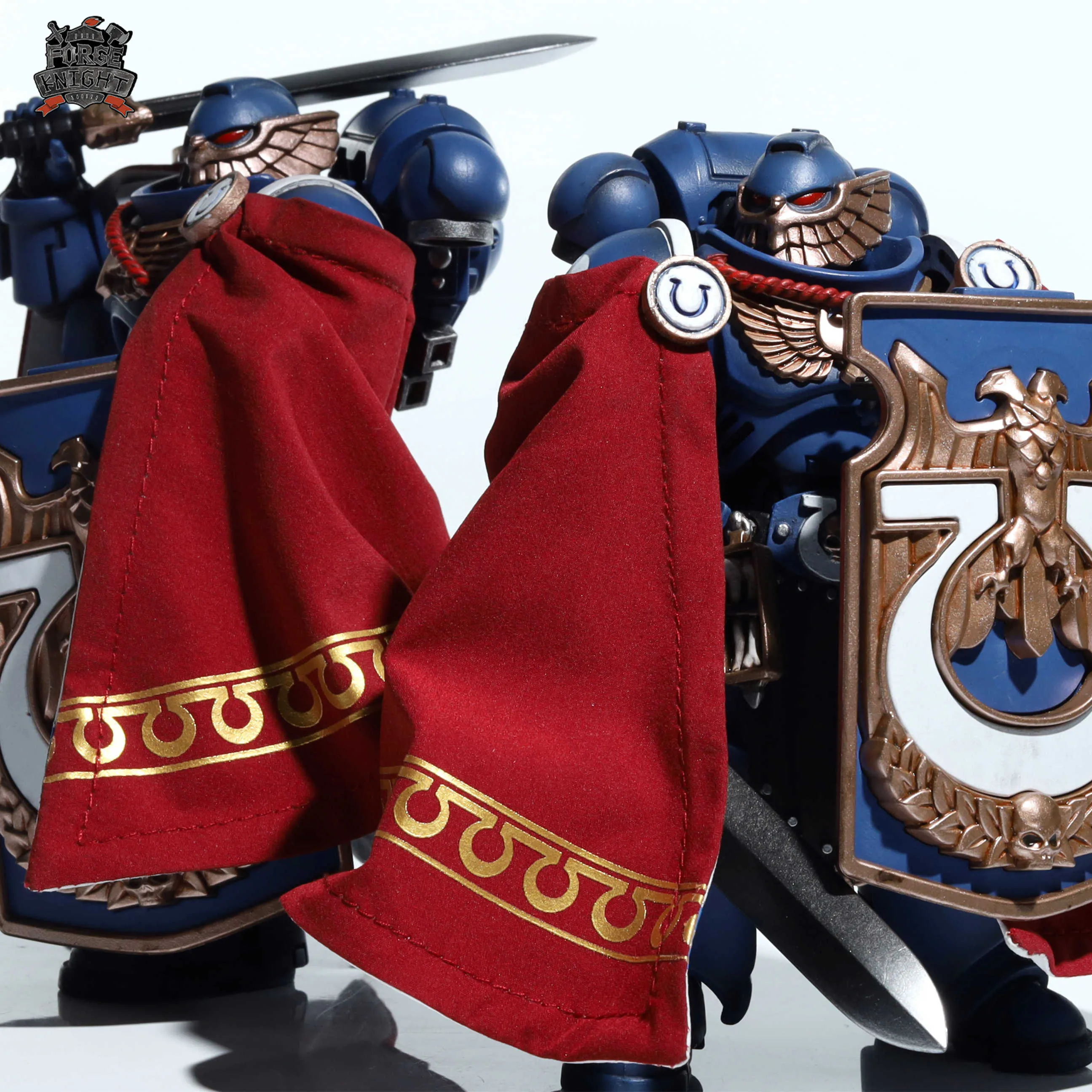 【BUY 1 GET 1】【READY FOR SHIP】Custom cape set for Joytoy Warhammer 40000 1/18 Ultramarines Chapter Master Marneus Calgar & Victrix Guard