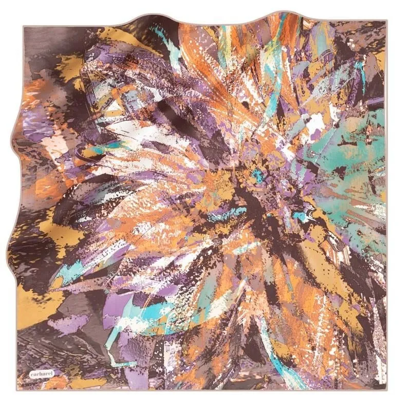 Cacharel Floral Explosion Silk Scarf No. 31