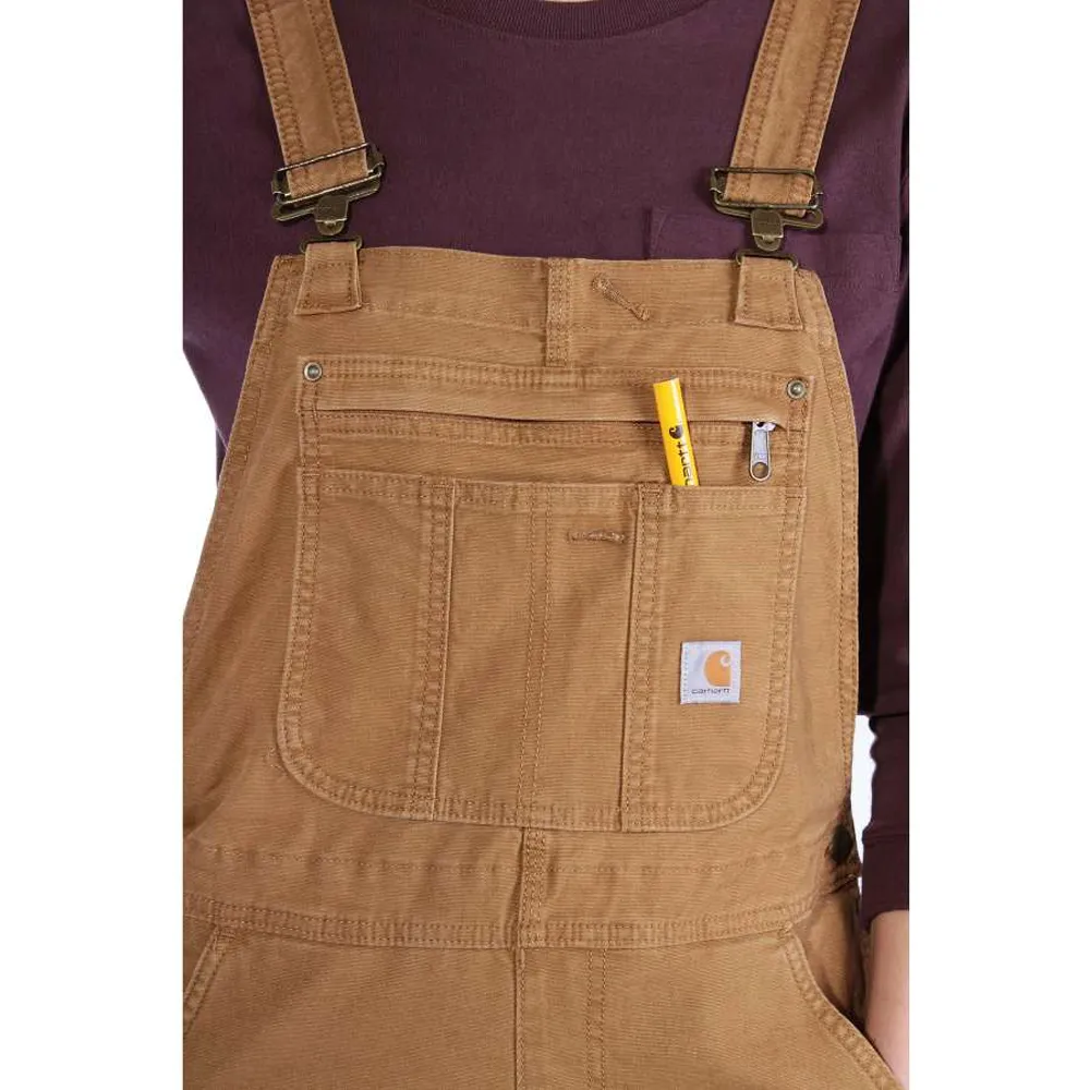 Carhartt 102438 Rugged Flex Loose Fit Canvas Bib Overall