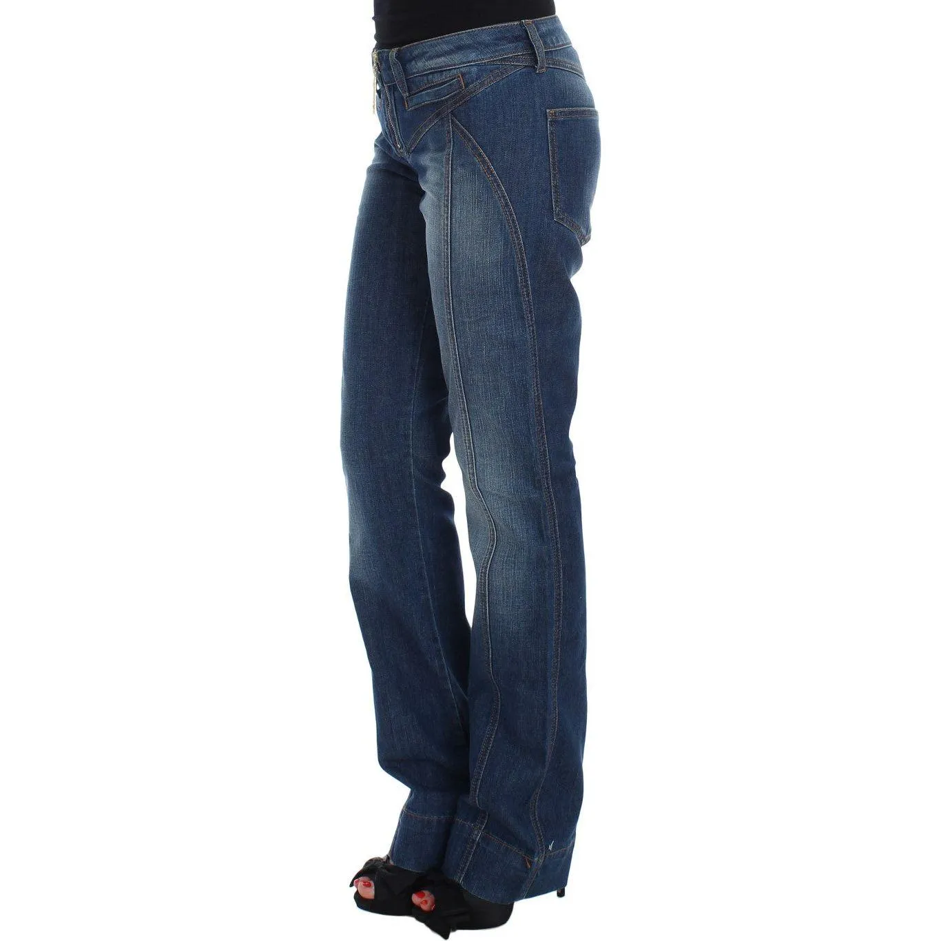 Cavalli Chic Boot Cut Blue Wash Denim