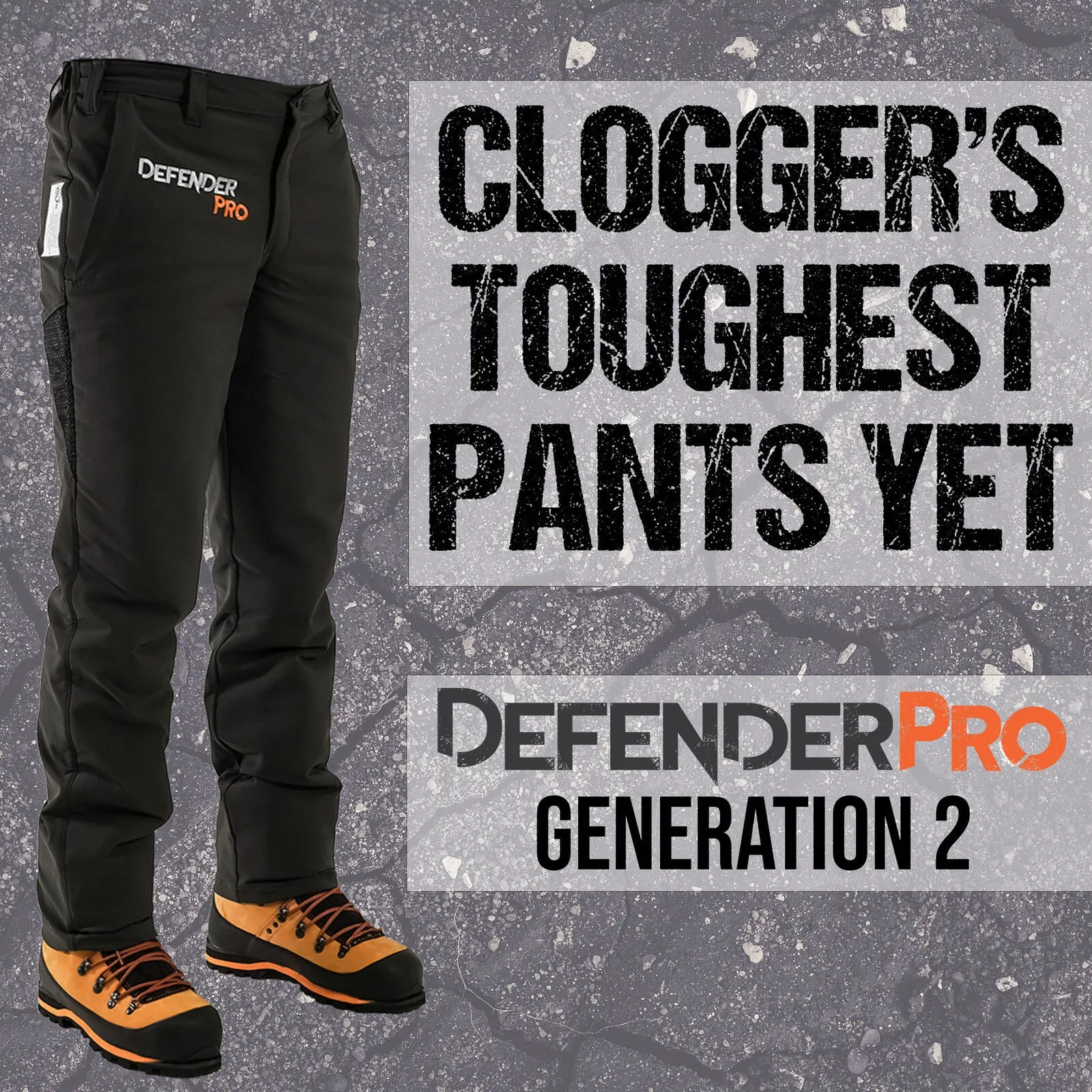 Clogger DefenderPRO Gen2 Tough Men's Chainsaw Protective Pants