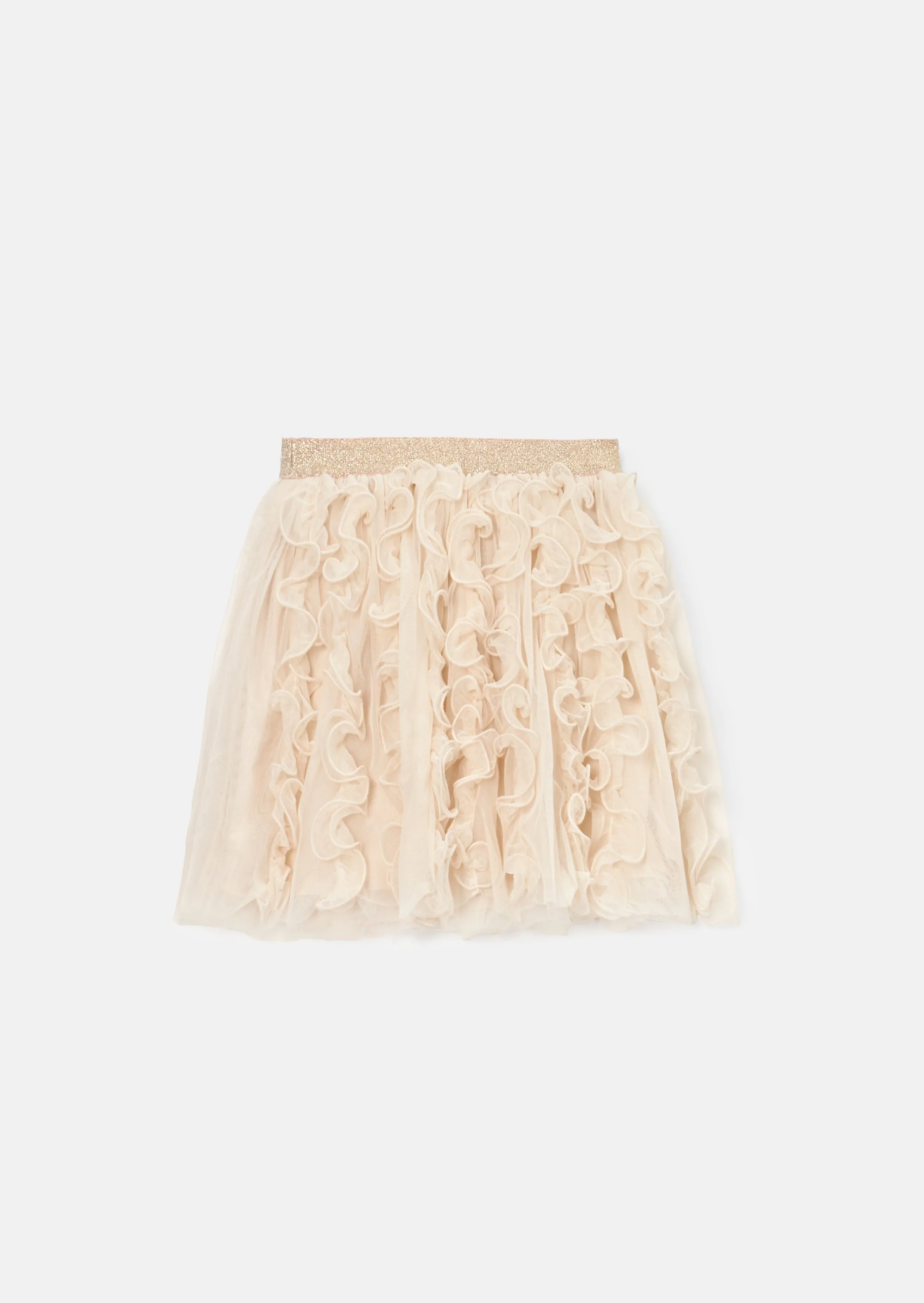 Colette Pink Spiral Mesh Skirt