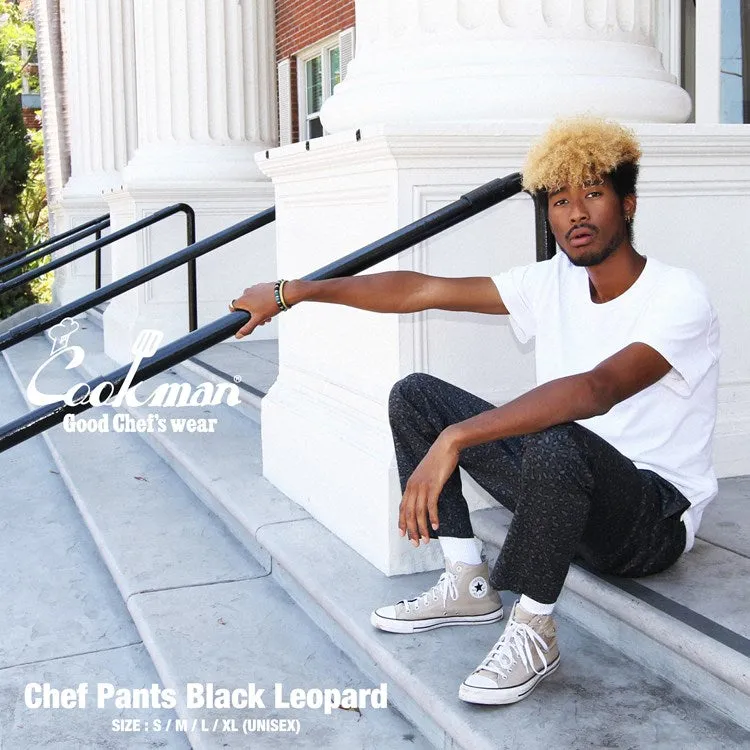 Cookman Chef Pants - Black Leopard