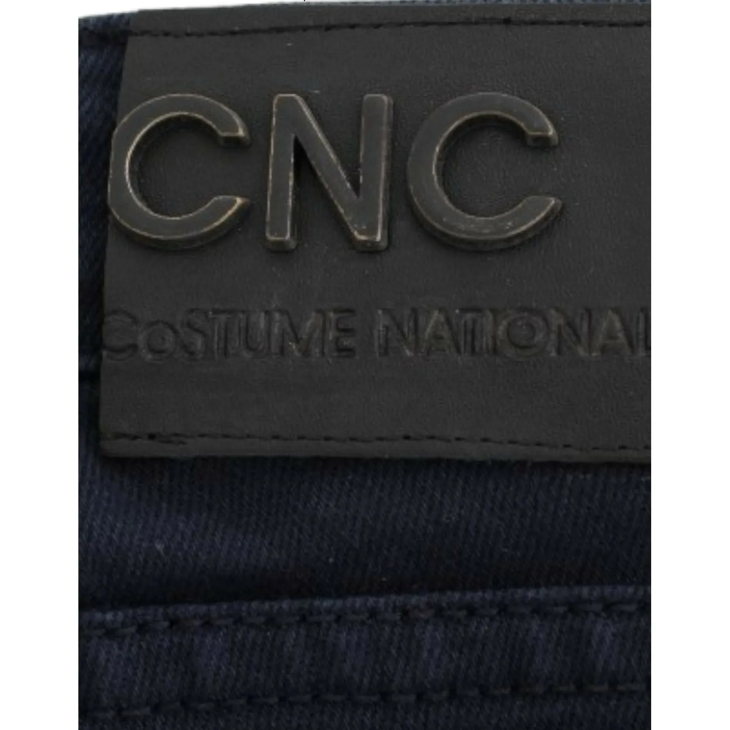 Costume National Chic Blue Straight Leg Denim Delight