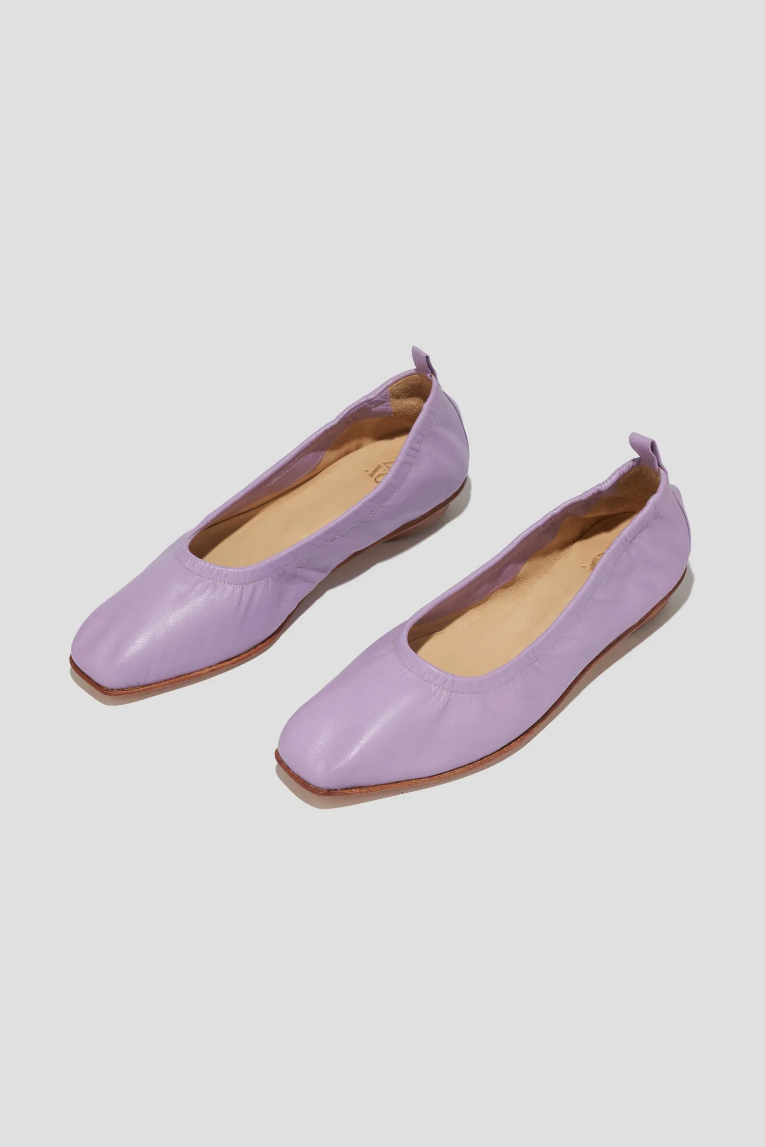 Daria Glove Flat in Lilac