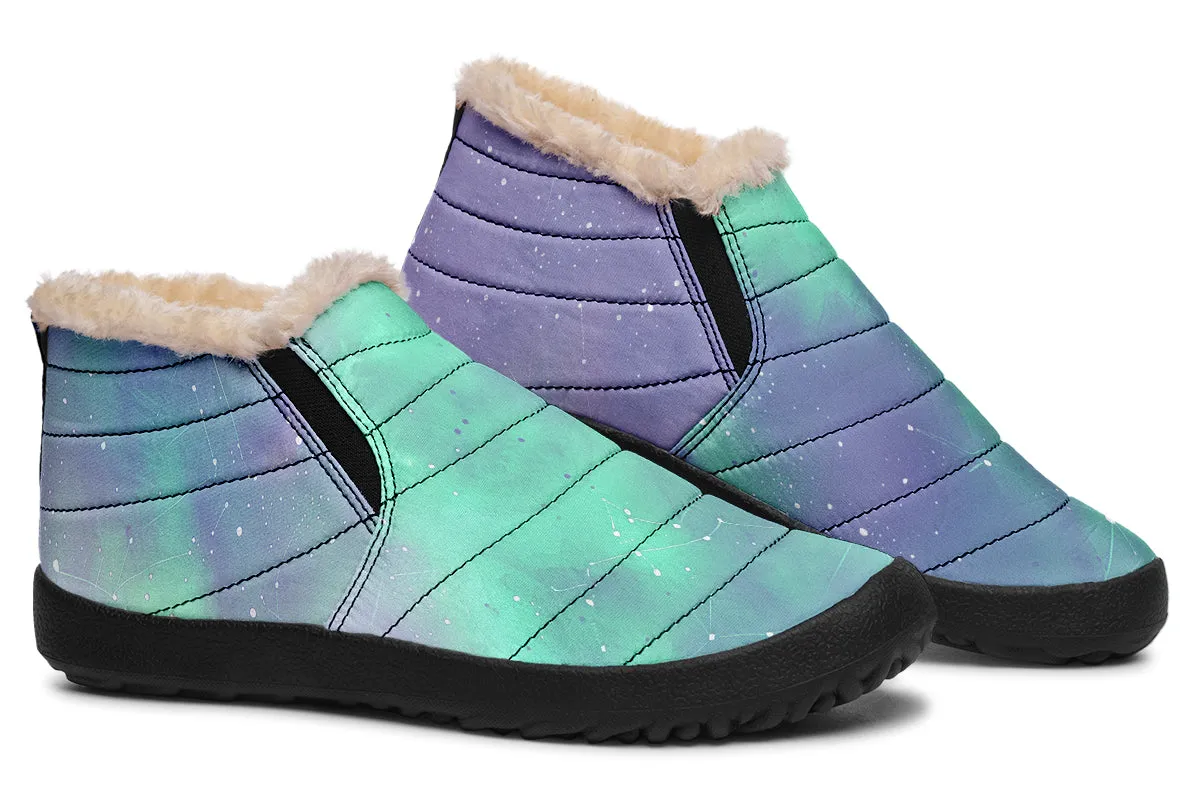 Dawn Winter Sneakers - Warm & Easy Slip-On Shoes Lined with Vegan Wool with Anti-Slip Soles