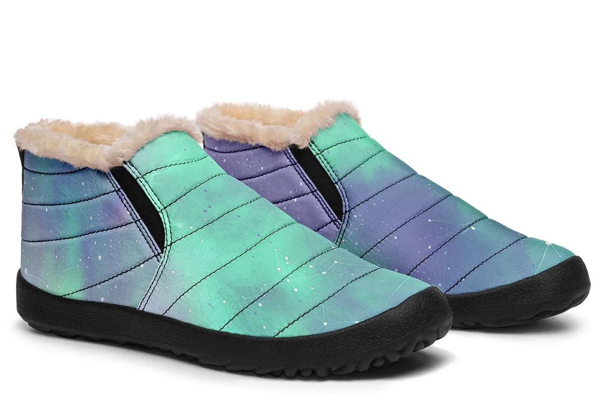 Dawn Winter Sneakers - Warm & Easy Slip-On Shoes Lined with Vegan Wool with Anti-Slip Soles