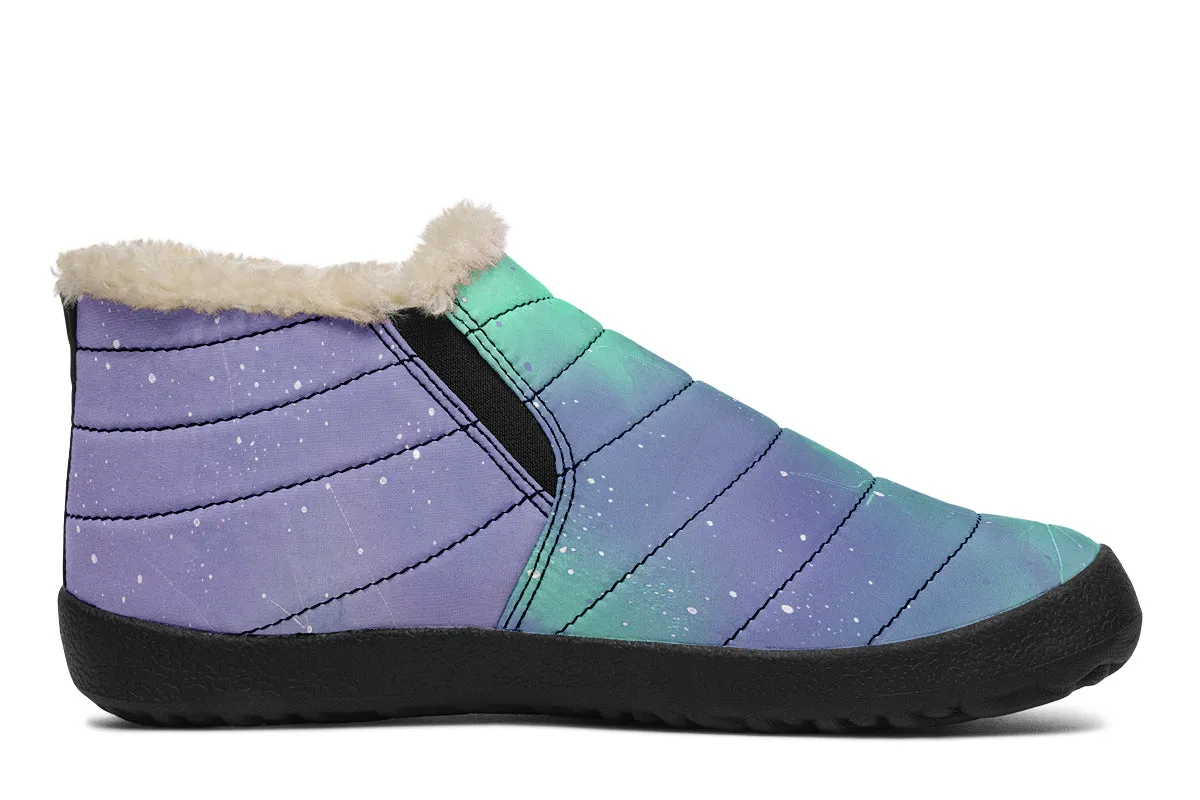 Dawn Winter Sneakers - Warm & Easy Slip-On Shoes Lined with Vegan Wool with Anti-Slip Soles