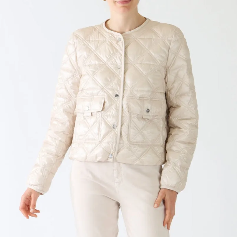 Deep Pearl Quilted Jacket