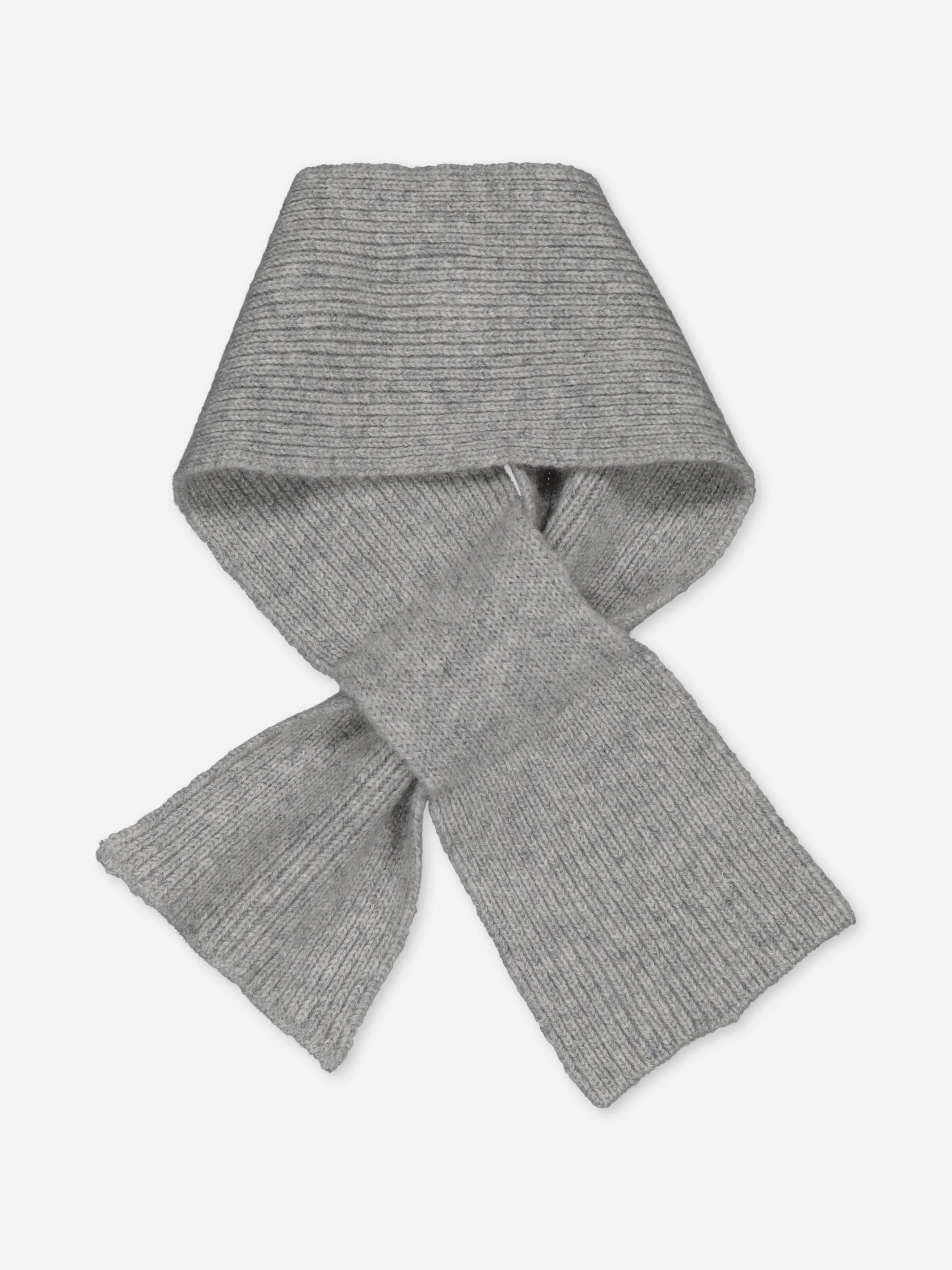 Dog Cashmere Scarf Grey