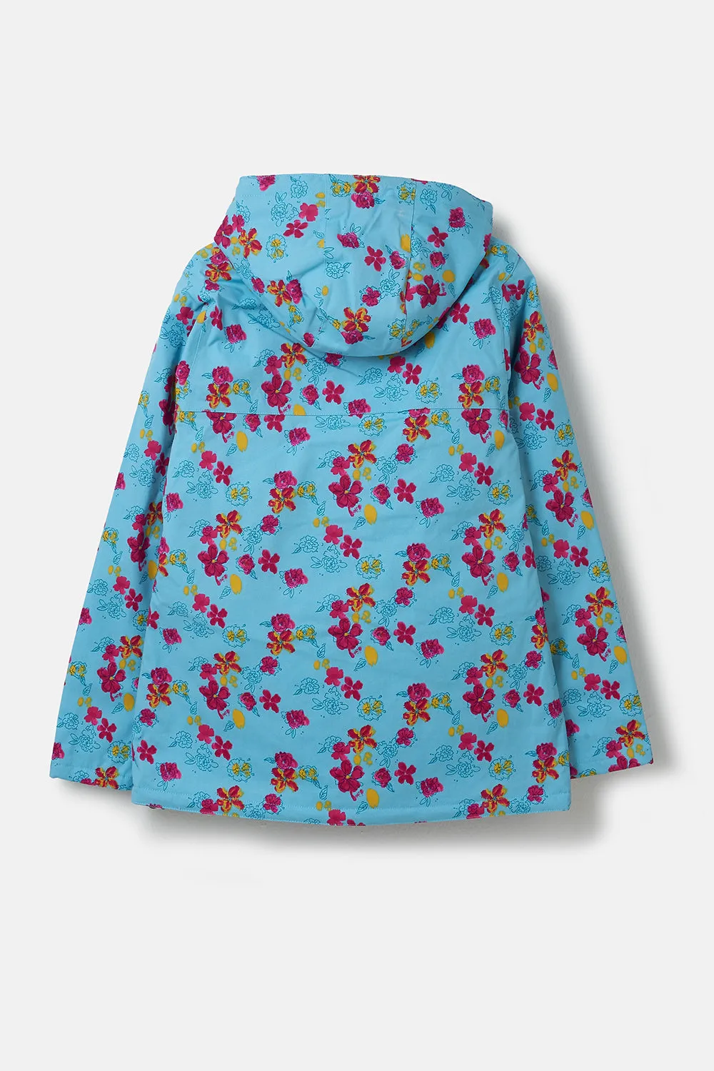 Faye Waterproof Coat - Aqua Haze Floral