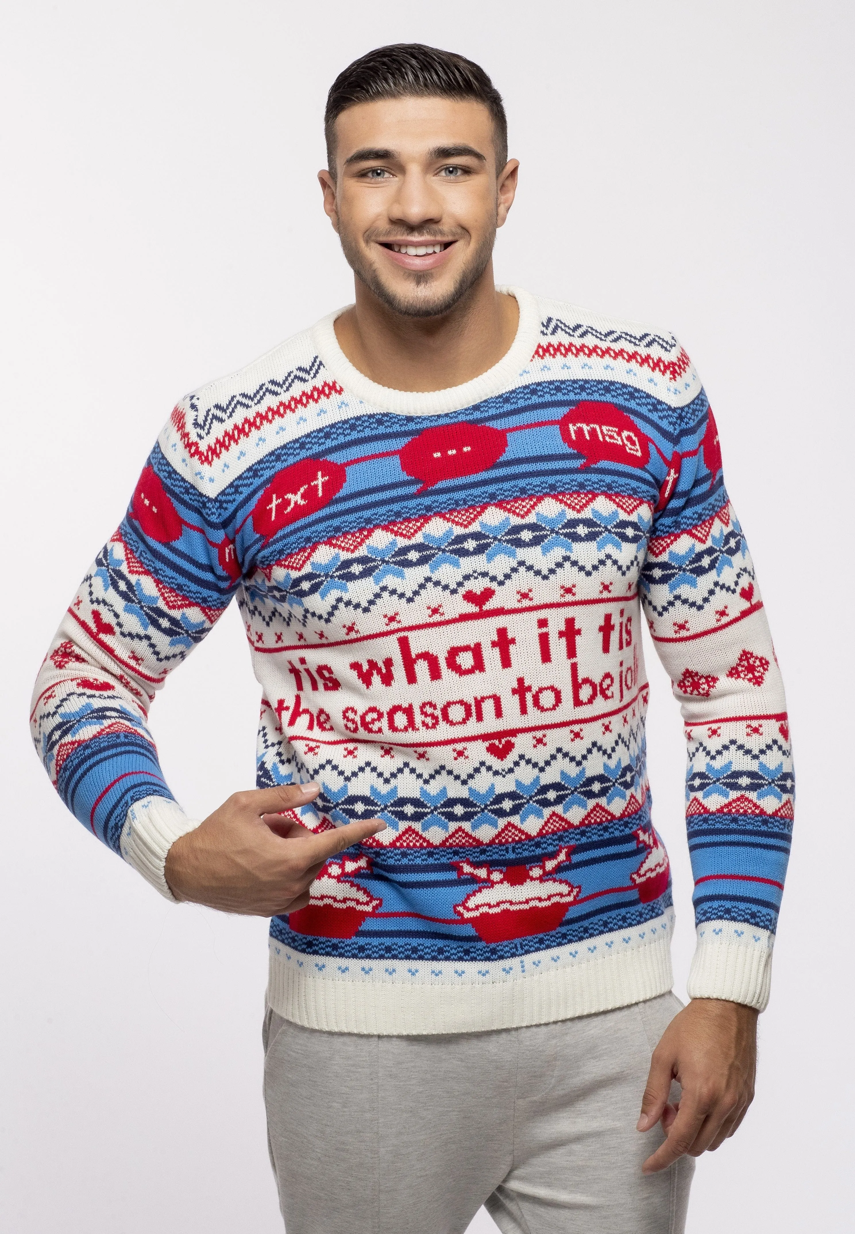 Festive Flutters: Knitted Christmas Jumper