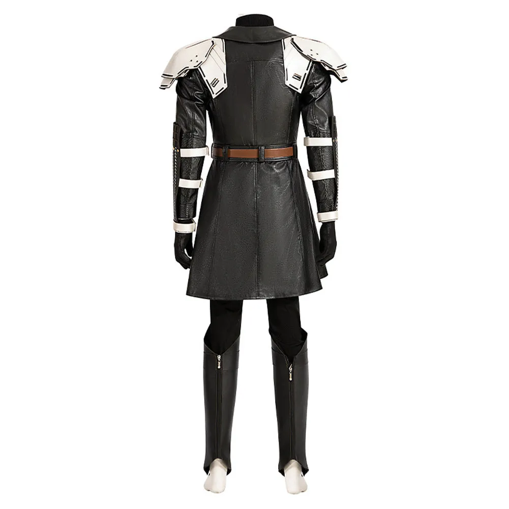 Final Fantasy VII Sephiroth Black Top Pants Full Set Party Carnival Halloween Cosplay Costume