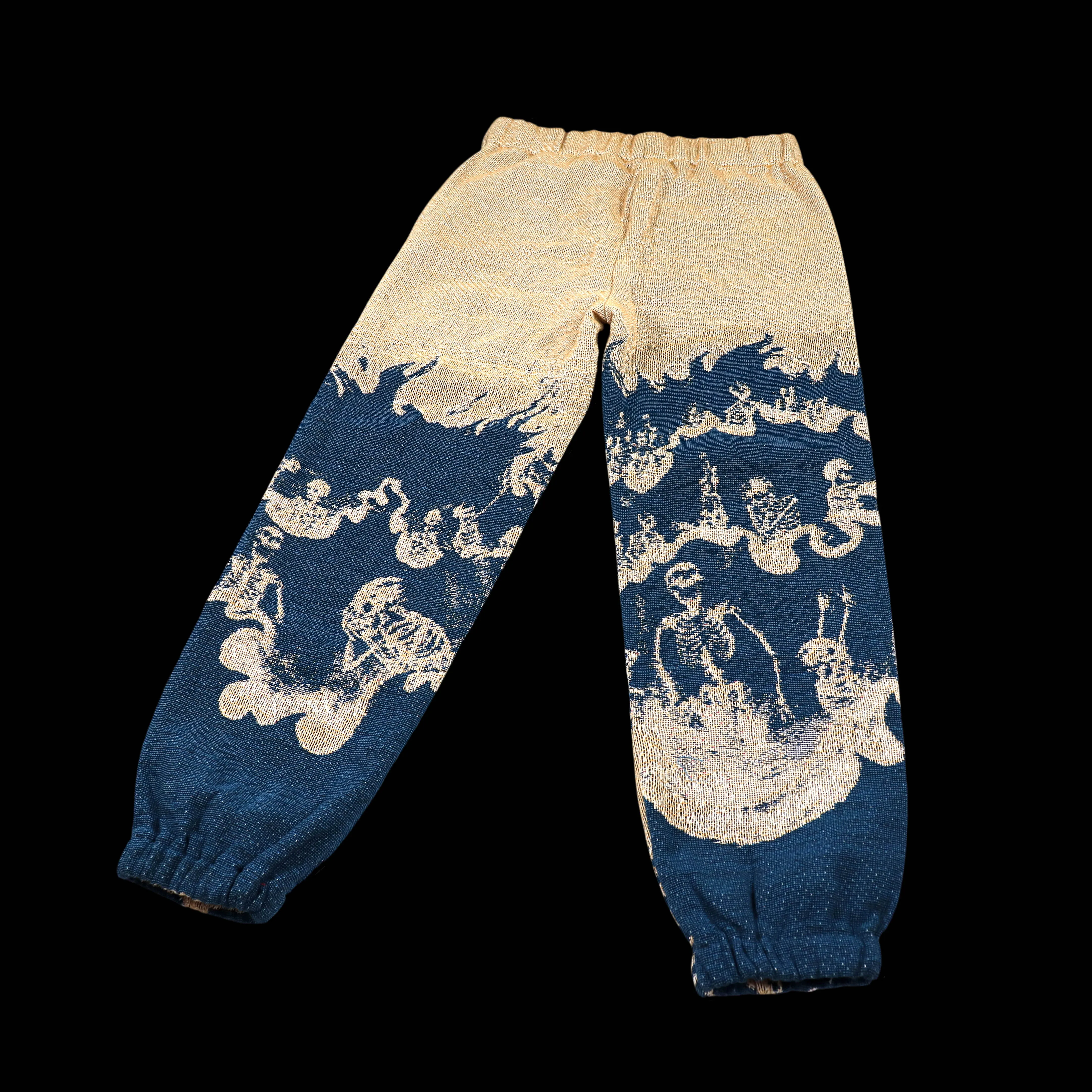 'Flaming Skeletons' sweatpants