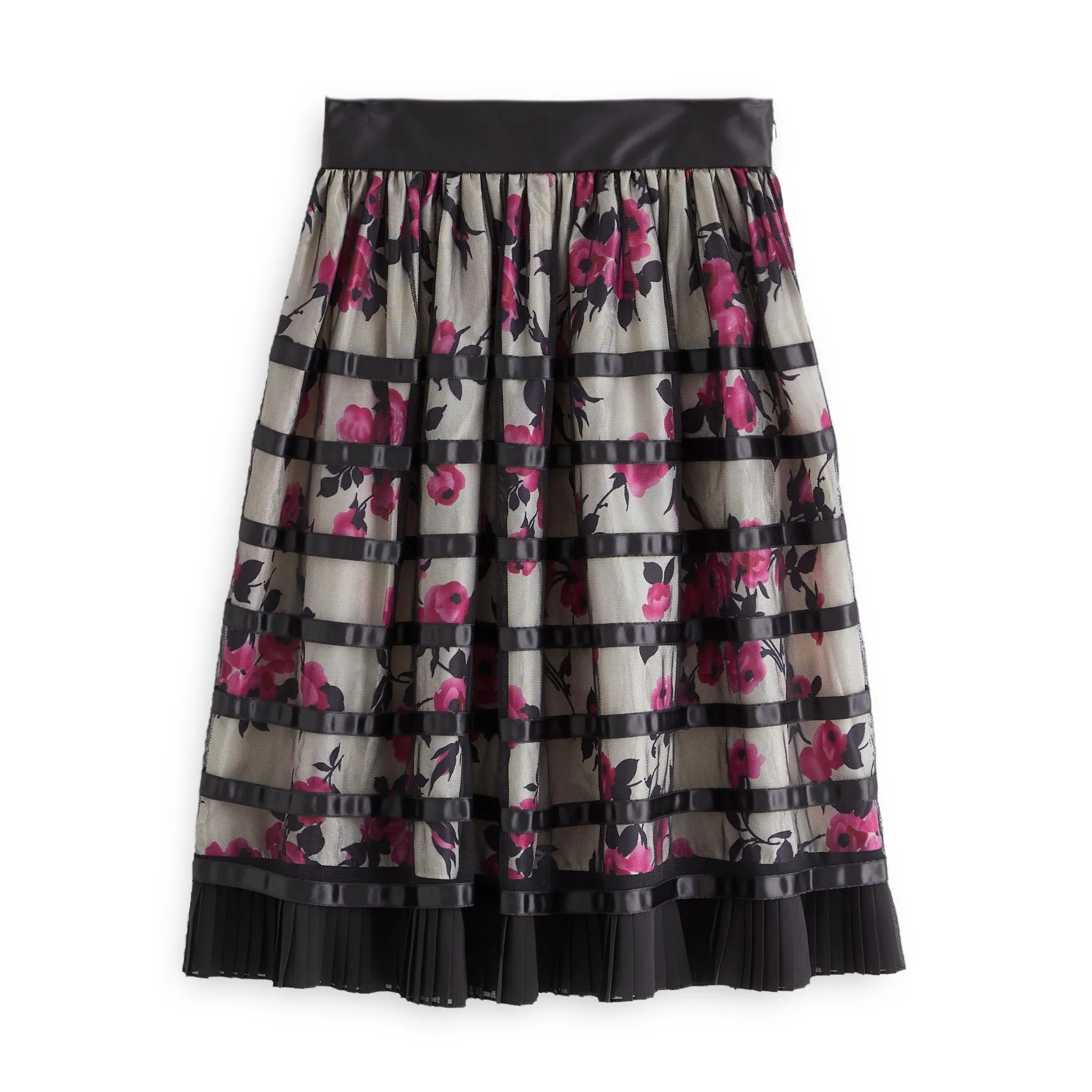 Floral Ribbon Skirt