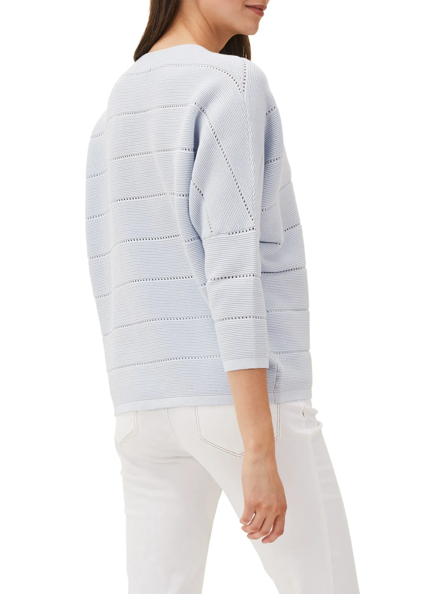 Florence Broderie Textured Fine Knit Jumper