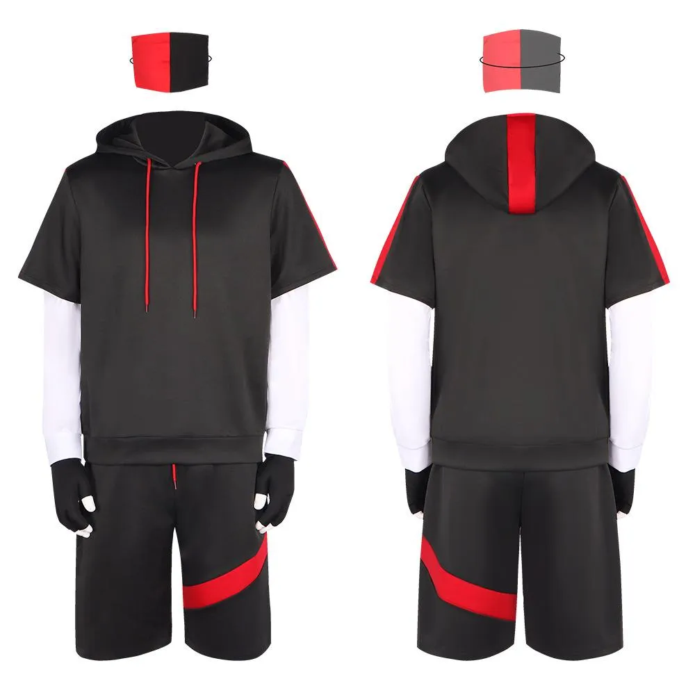 Fortnite Ikonik Bundle Game Adult Party Cosplay Costume Outfits Carnival Suit