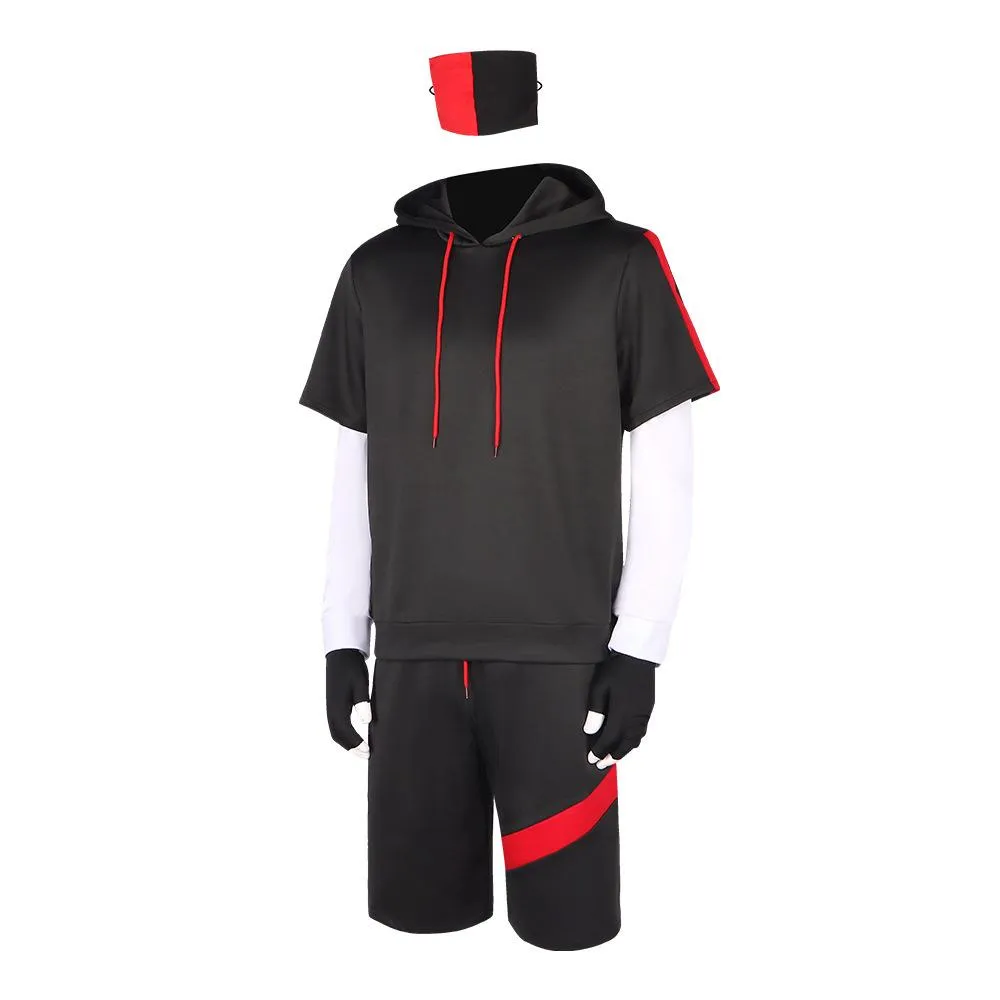 Fortnite Ikonik Bundle Game Adult Party Cosplay Costume Outfits Carnival Suit