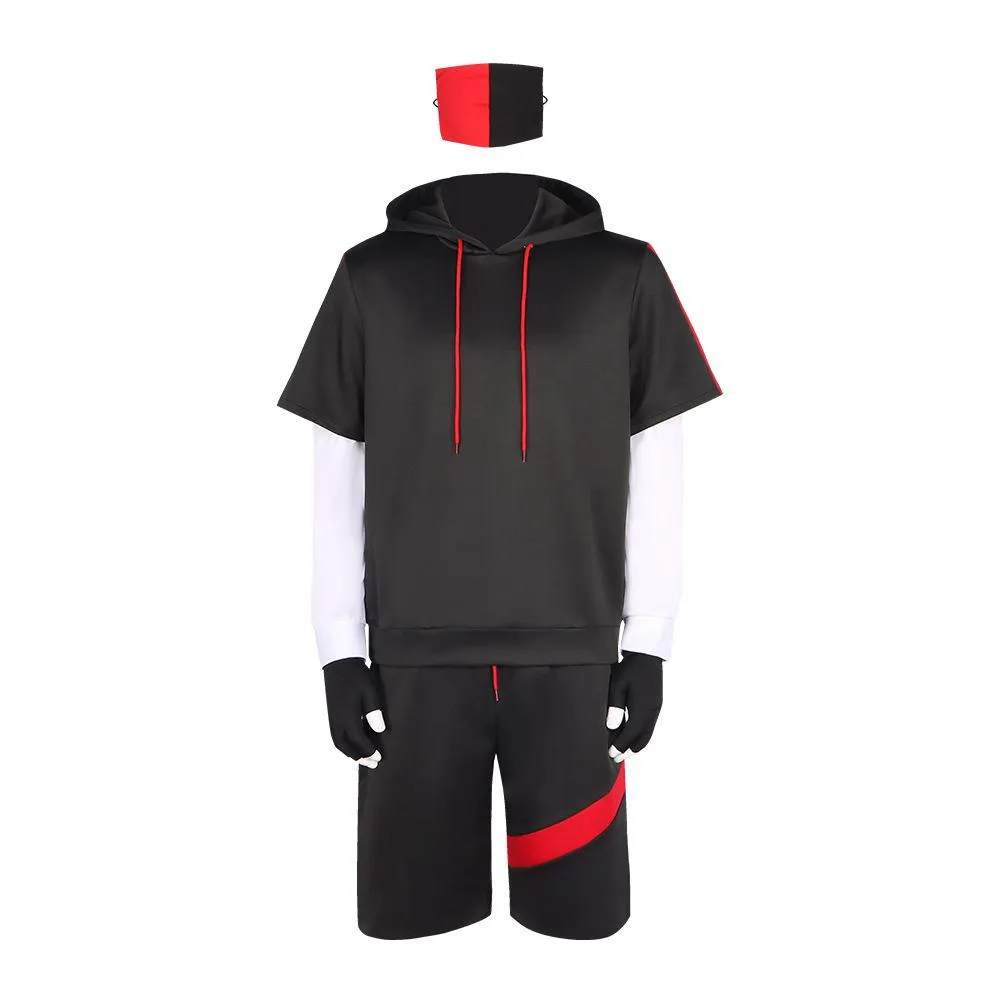 Fortnite Ikonik Bundle Game Adult Party Cosplay Costume Outfits Carnival Suit