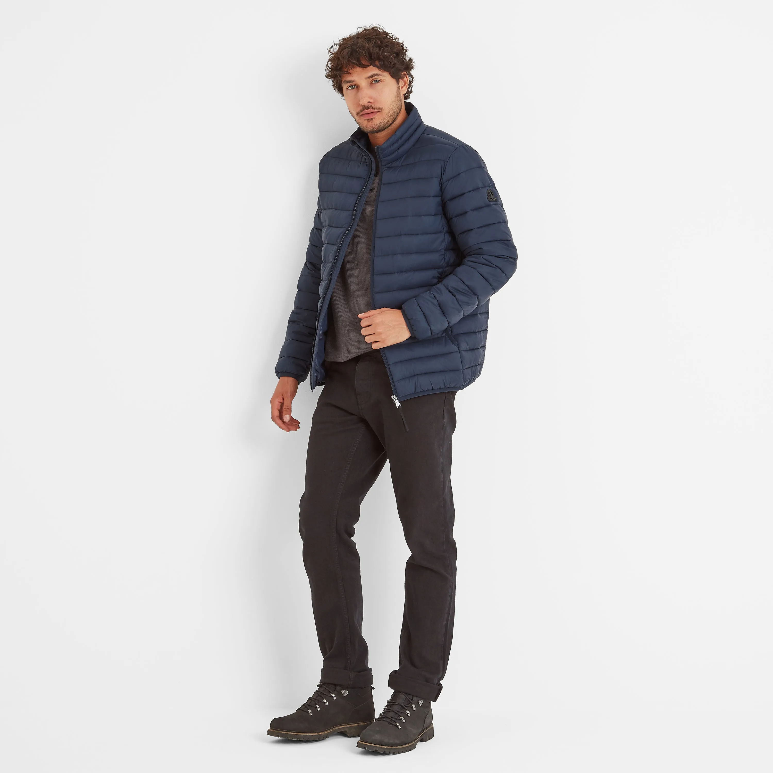 Gibson Mens Insulated Padded Jacket - Dark Indigo