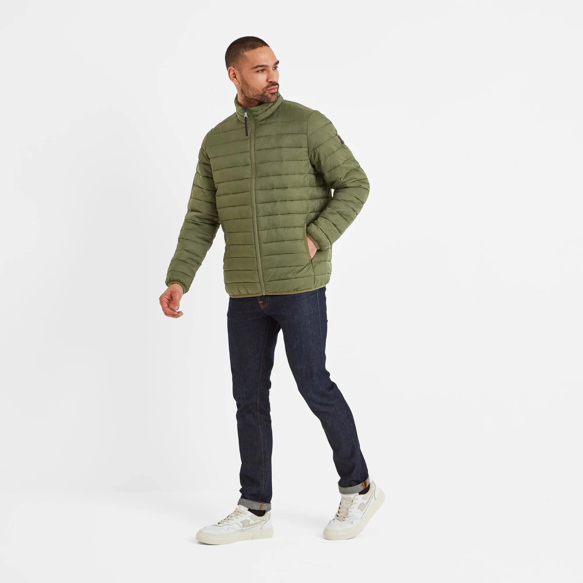 Gibson Mens Insulated Padded Jacket - Khaki