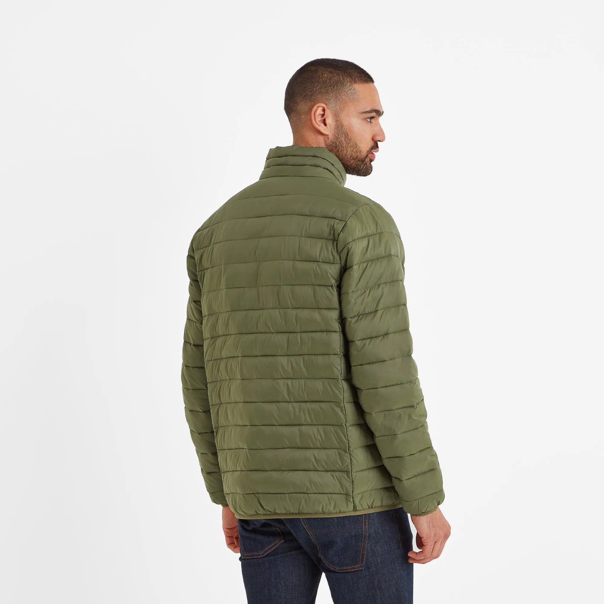 Gibson Mens Insulated Padded Jacket - Khaki