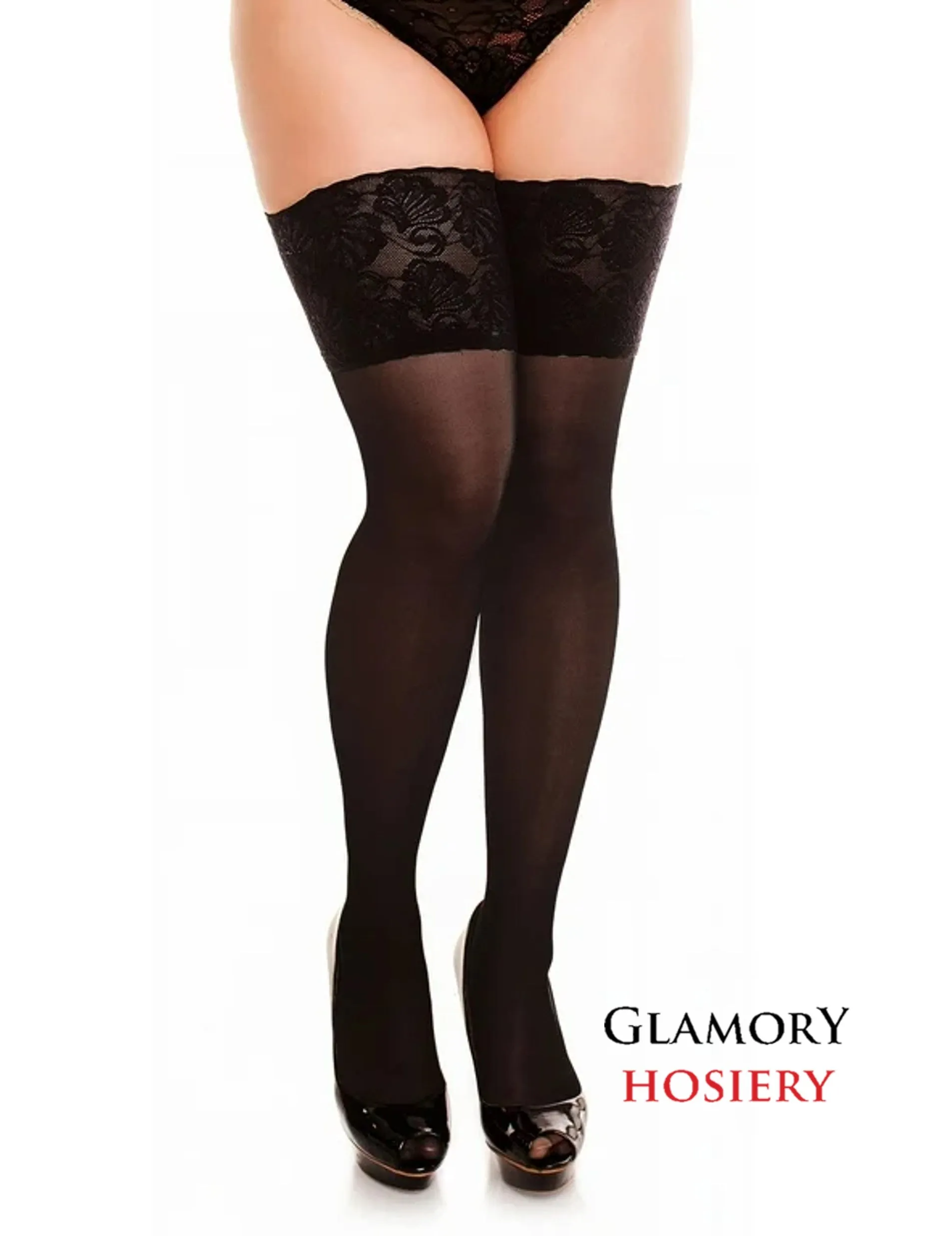 Glamory Curvy Plus Size Deluxe 20 Stay Ups 50111