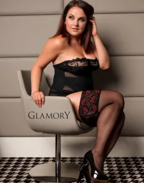 Glamory Curvy Plus Size Deluxe 20 Stay Ups 50111