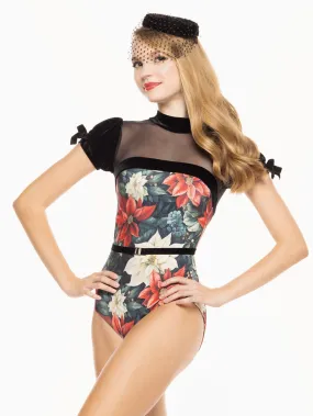 Grace Leotard Poinsettias RTW