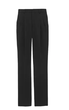 GRAIN DE POUDRE TRAILORED TROUSERS