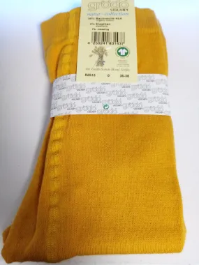 Grodo Organic Warm Yellow Cotton Warm Tights