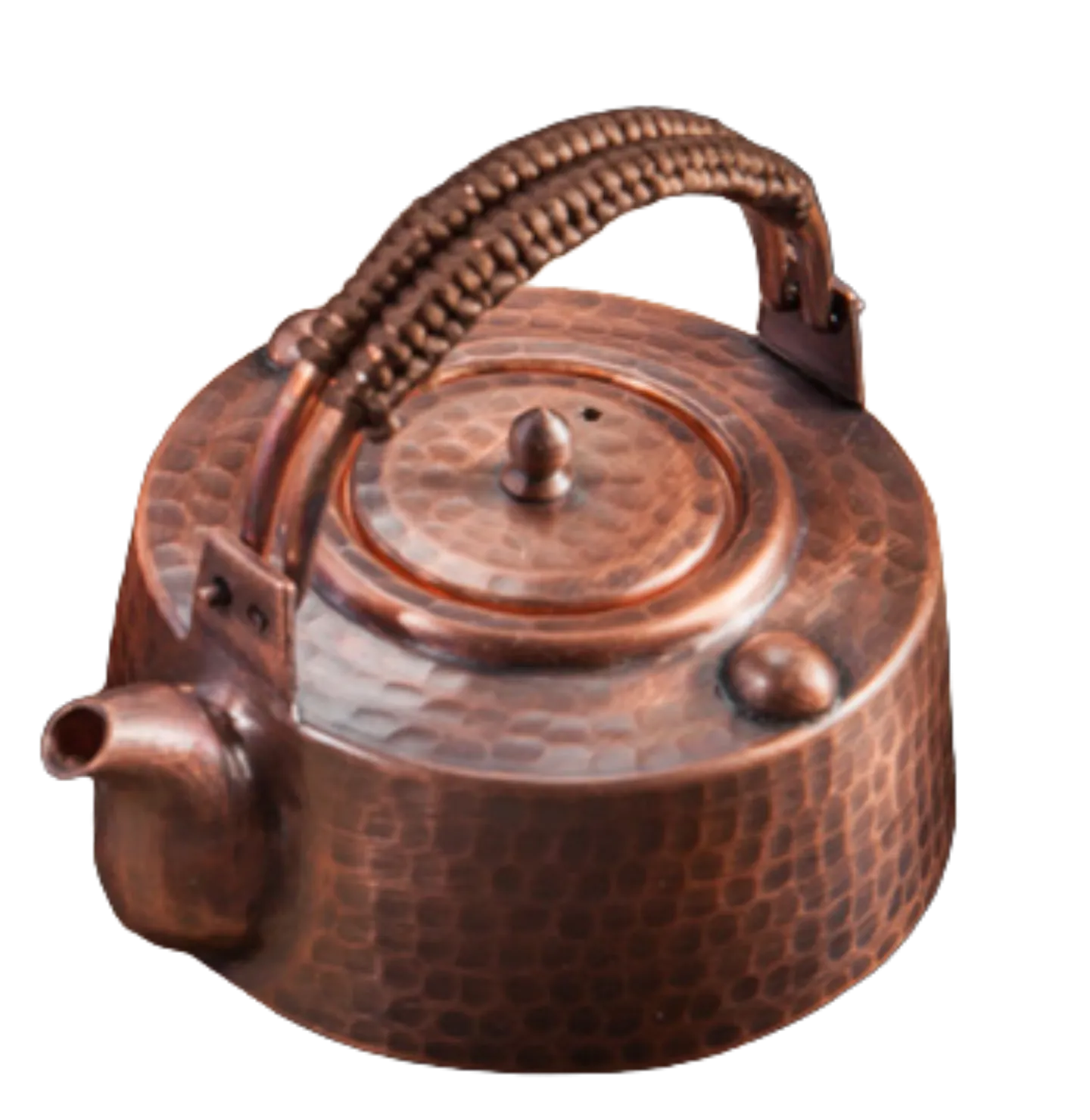 Handmade Thickened Copper Kettle Retro Copper Kettle Purple Copper Teapot