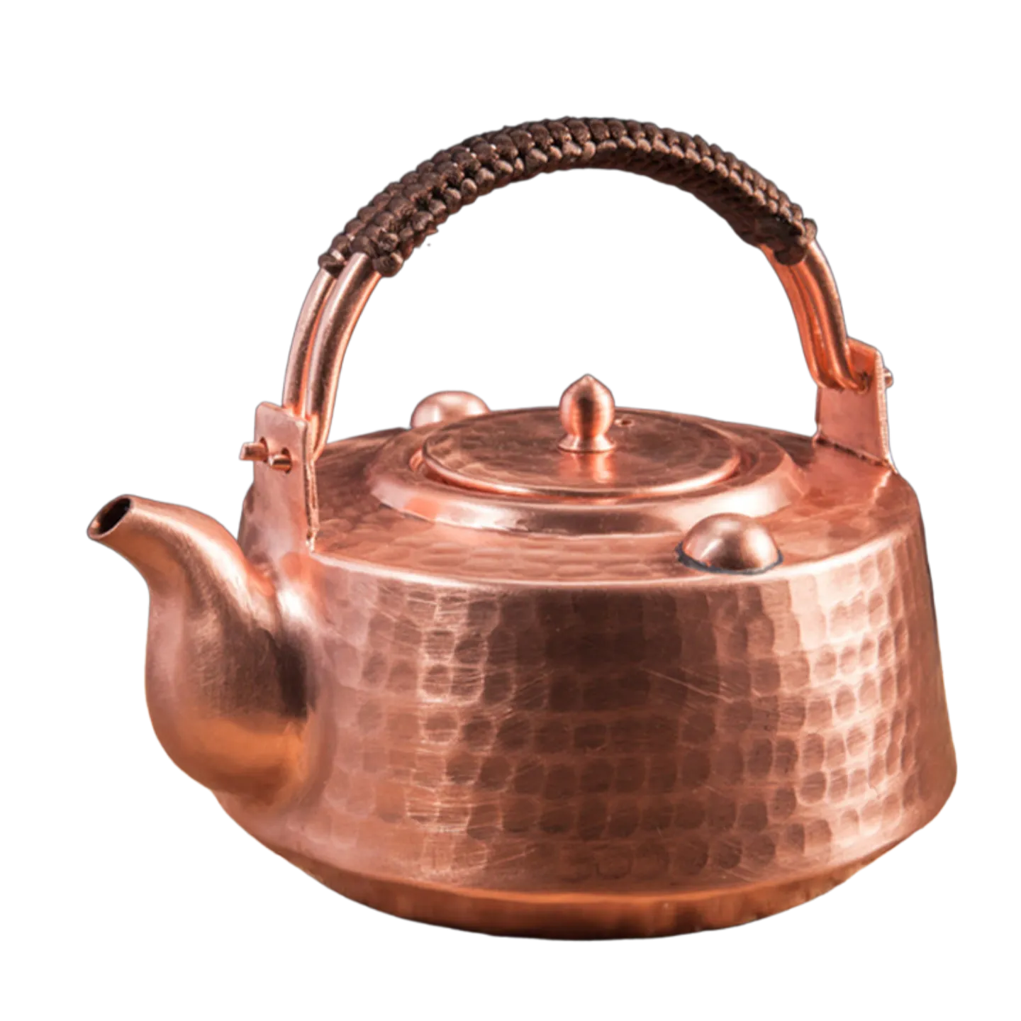 Handmade Thickened Copper Kettle Retro Copper Kettle Purple Copper Teapot