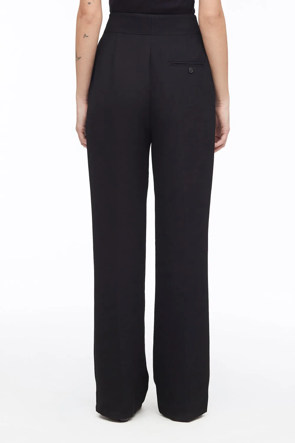 Heavy Cady Pintuck Trouser